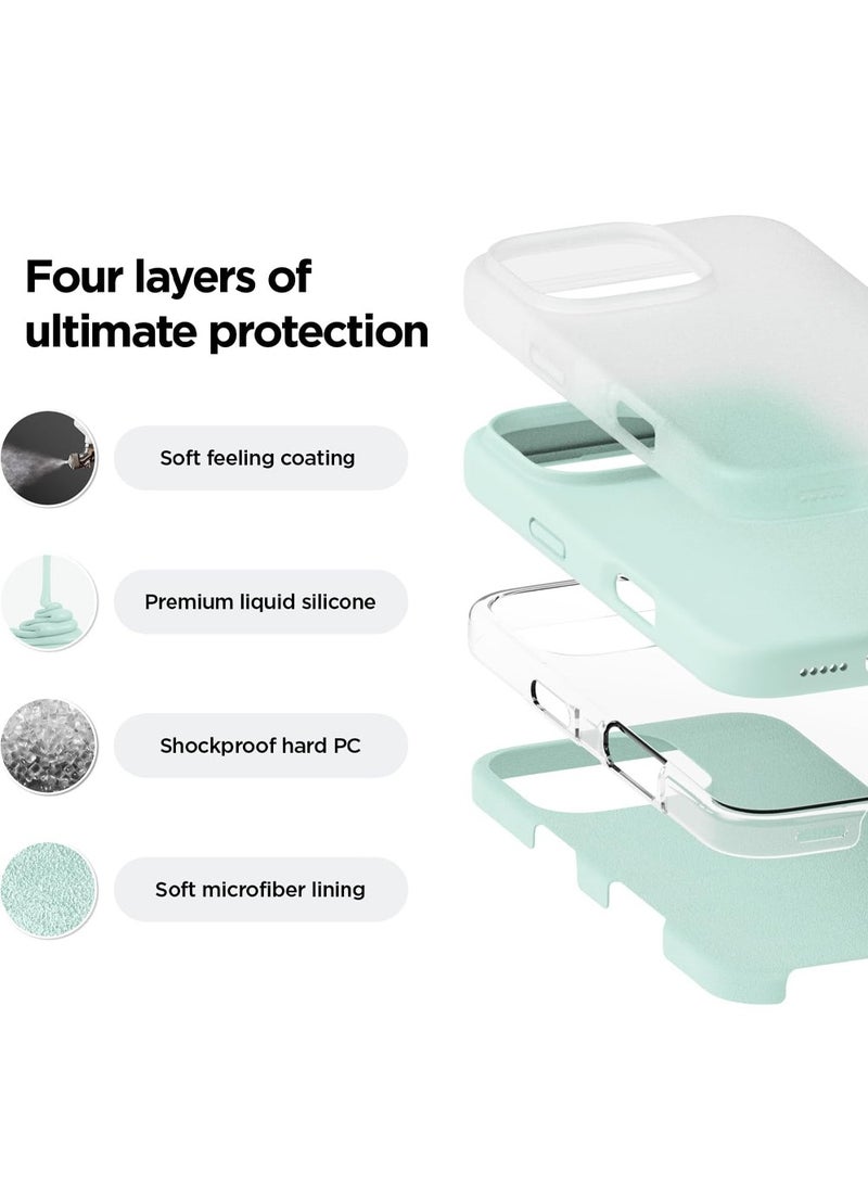 X-level Liquid Silicone Case Cover For iPhone 16 Pro Max,Silky Soft Touch Full Body Protective Phone Case Anti Scratch Shockproof Cover With Microfiber Lining,Slim Protective Back Cover with Comfortable Hold Touch Feeling and Anti-fingerprint - Image 2