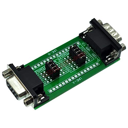 Electronics-Salon CZH-Labs D'sub DB9 Diagnostic Test Breakout Board, DSUB DB9 Connector Male to Female. - Image 4