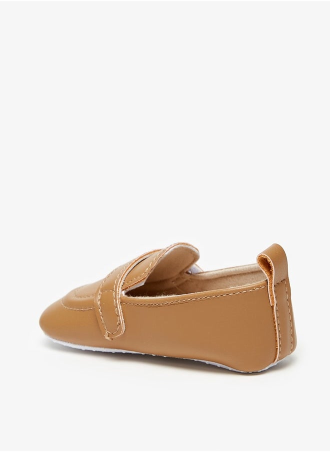 LBL - Boys'S Solid Loafer Booties With Hook And Loop Closure - Image 1