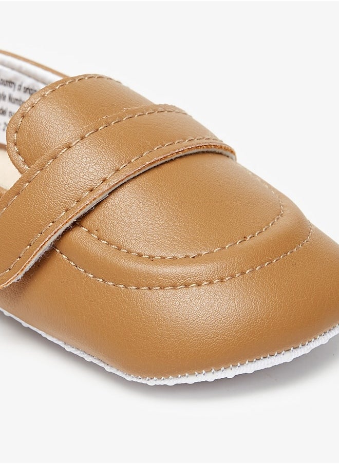 LBL - Boys'S Solid Loafer Booties With Hook And Loop Closure - Image 1