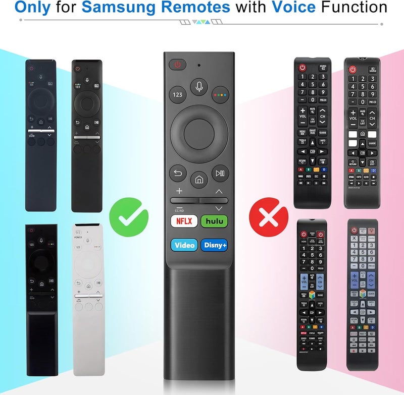 LOUTOC BN59-01385A Voice Remote for Samsung-Frame-TV-Remote, for Samsung Smart TV UHD OLED QNED with Voice Function - Image 4