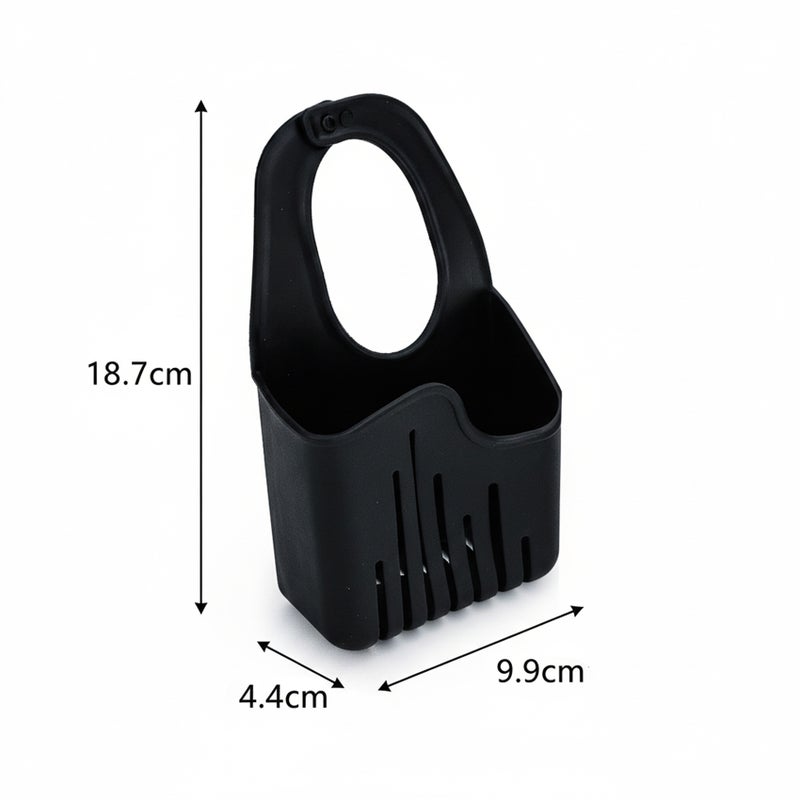 Herevin Polypropylene Sponge Holder  Black/White (Assorted) | Kitchen Sink Sponge Organizer | Drainage Holder for Dishwashing & Cleaning Accessories - Image 5