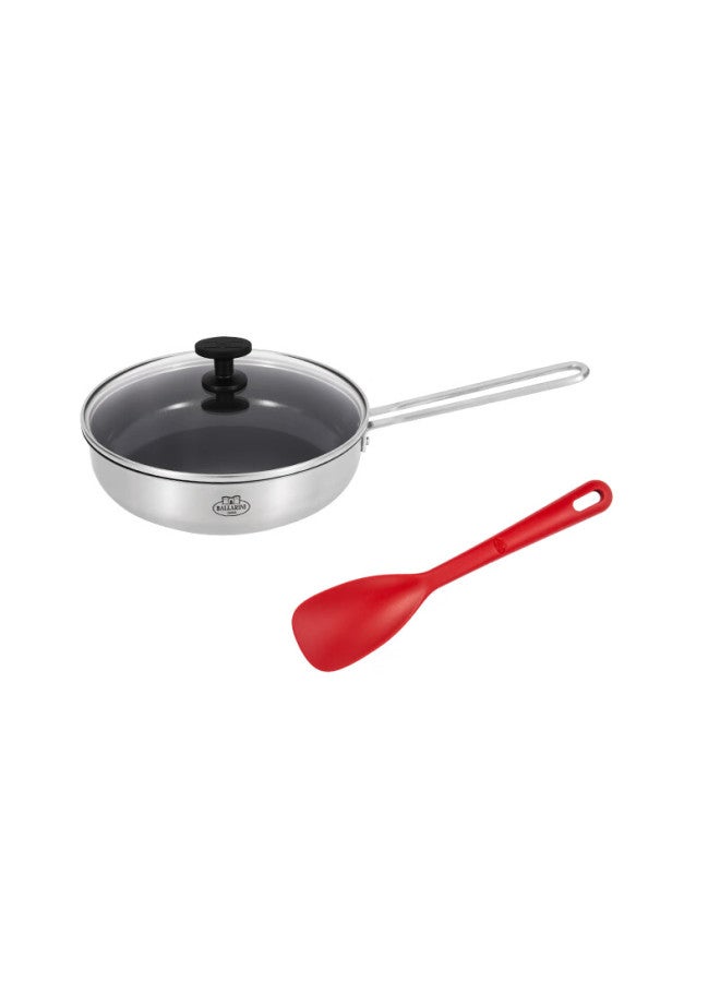 Ballarini Balalini Titanium-containing Ceramic-coated Non-stick Frying Pan, Zero Fluorine Coating, Stainless Steel Flat Bottom Pan, Compatible With Induction Cookers, 24cm, Ancon - Image 5