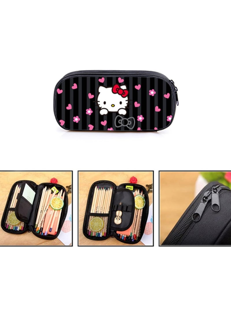 General - Kawaii Backpack Set Pink Girls Rucksack School Bag Cute Fashion Backpack with Insulated Lunch Bag Tote and Pencil Case - Image 1