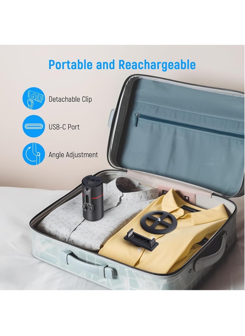RATSAW - Auto Face Tracking Tripod with Fill Lights No App Required 360° Rotation Body Phone Camera Mount with Detachable Remote Smart Shooting Holder Gesture Control for Live Vlog Streaming Video - Image 1