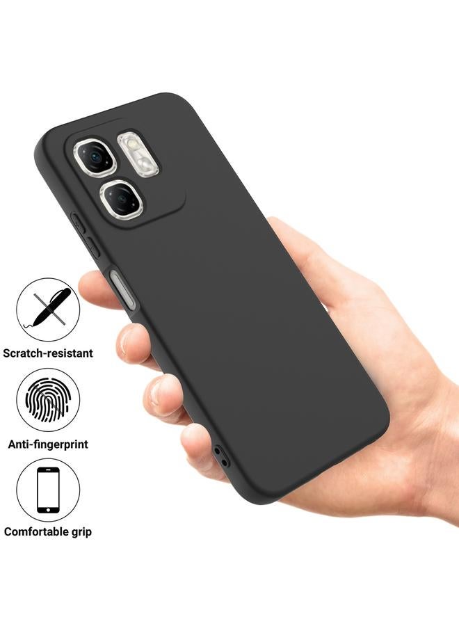 اس-توب جراب لهاتف Infinix Hot 50i بلون سادة من السيليكون السائل المقاوم للسقوط بتغطية كاملة - Image 2