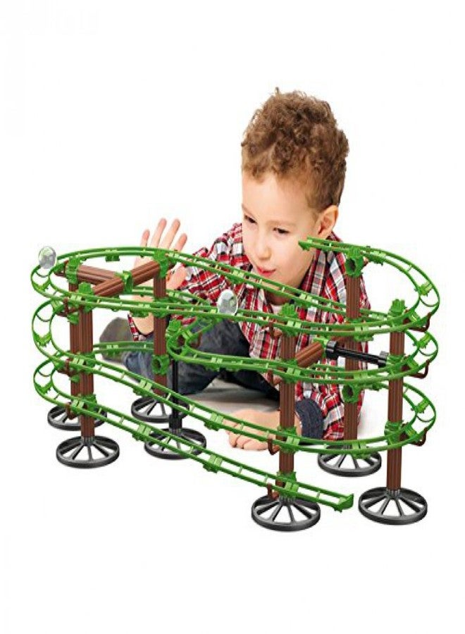 Quercetti Skyrail Jurassic Marble Run, Toy for Kids 4 to 6 Year Olds, Marble Run Toys for Kids - Image 2