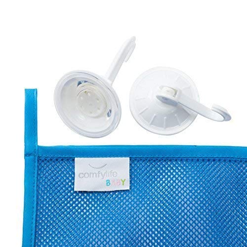 Comfylife 2 x Mesh Bath Toy Organizer + 6 Ultra Strong Hooks – The Perfect Bathtub Toy Holder & Bathroom or Shower Caddy – These Multi-use Net Bags Make Baby Bath Toy Storage Easy – For Kids & Toddlers - Image 5