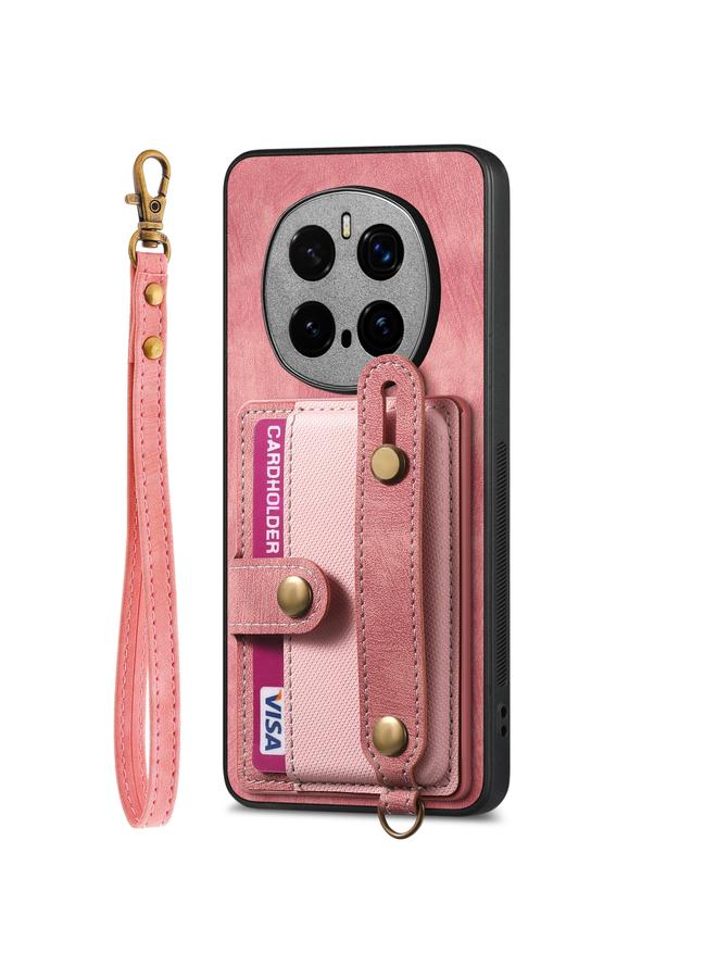 Zaboon Case For Honor Magic7 Pro Retro Cross Wristband Wallet Leather Back Phone Case - Image 2