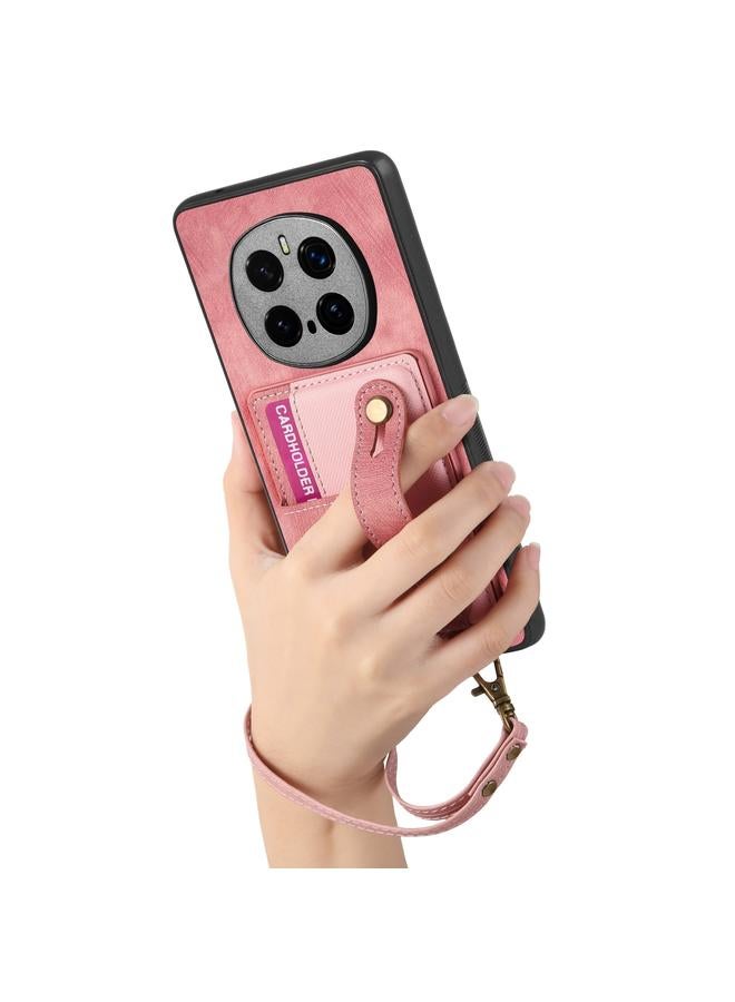 Zaboon Case For Honor Magic7 Pro Retro Cross Wristband Wallet Leather Back Phone Case - Image 4