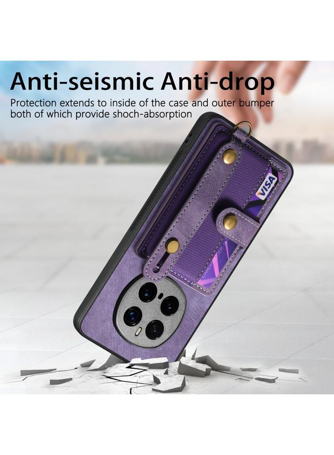 Zaboon Case For Honor Magic7 Pro Retro Cross Wristband Wallet Leather Back Phone Case - Image 5