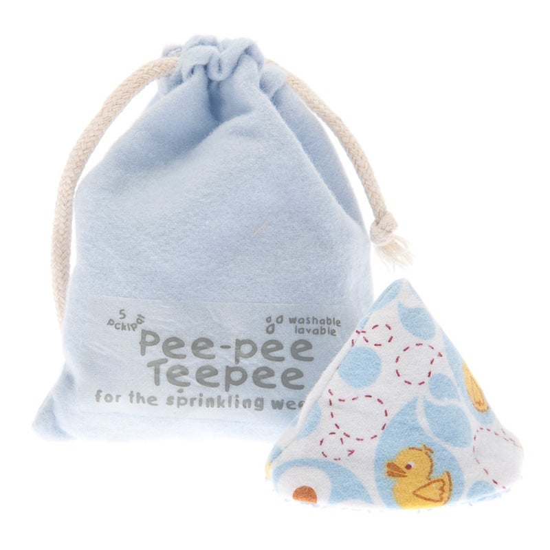 Beba Bean PeePee Teepee Rubber Ducky Blue Laundry Bag PT3095
