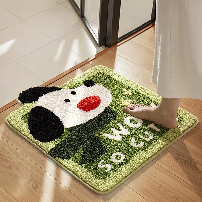 Y&D Cartoon Kids Bath Mat - Super Absorbent & Non-Slip Bathroom Rug for Shower Room - Machine Washable Floor Doormat - Image 3