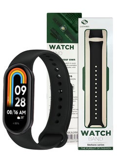 CATANES Xiaomi Smart Band 8 and 9 Watch Bands Adjustable Comfortable Sport Replacement Strap for Xiaomi Mi Band 8 Wristband Bracelet Band for Women Men Black  - Image 4