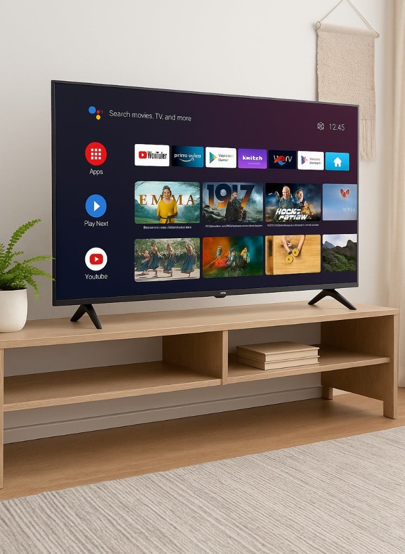 SPJ 40 Inches Full HD Smart LED TV – Black | Model FHDS40BL2200V | Built-in Apps (YouTube, Netflix, Prime Video, Google Play) | HDMI & USB Connectivity | Dolby Audio | 1 Year Warranty - Image 4