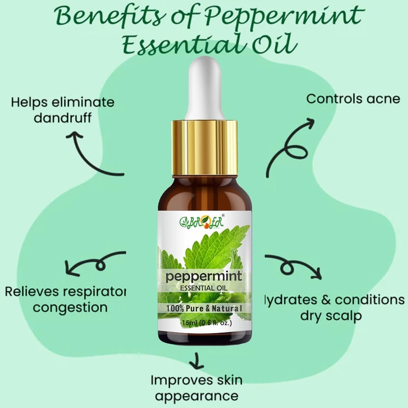BROER BROER Jasmine Mogra and Peppermint Essential Oil Combo 15ml 15ml 100 Pure Natural Undiluted Refreshing Essential Oil For Stress Relief Smooth Skin Hair care Aromatherapy Pack of 2  - Image 5