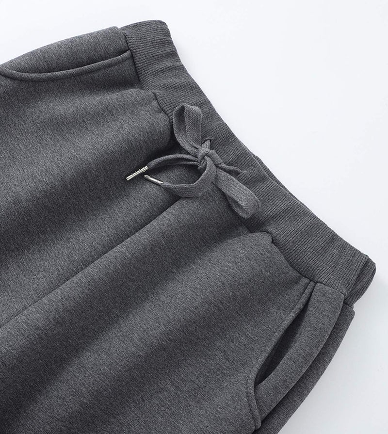 Flygo Women's Sherpa Fleece Lined Joggers Sweatpants Winter Warm Pants with Pockets(Brown-S) - Image 5