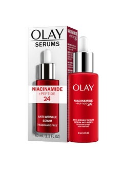 Olay Niacinamide + Peptide 24 Antiwrinkle Serum Fragrancefree 1.3Oz Fl  - Image 5