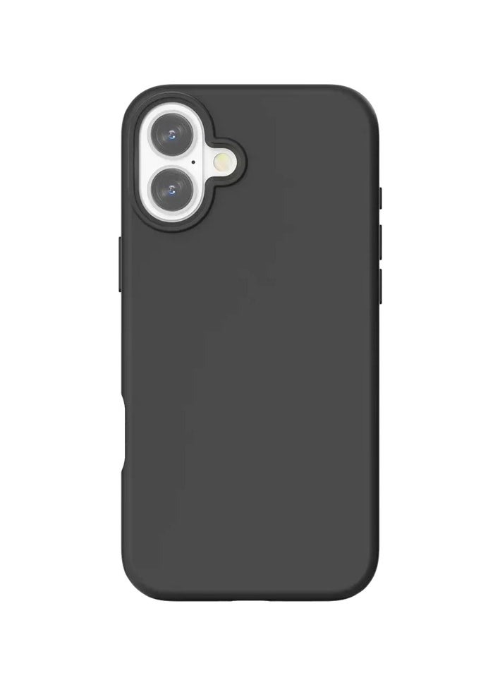 TWEGGON iPhone 16 Silicone Case, Protective Silicone Case for Apple iPhone 16 6.1" Black  - Image 1