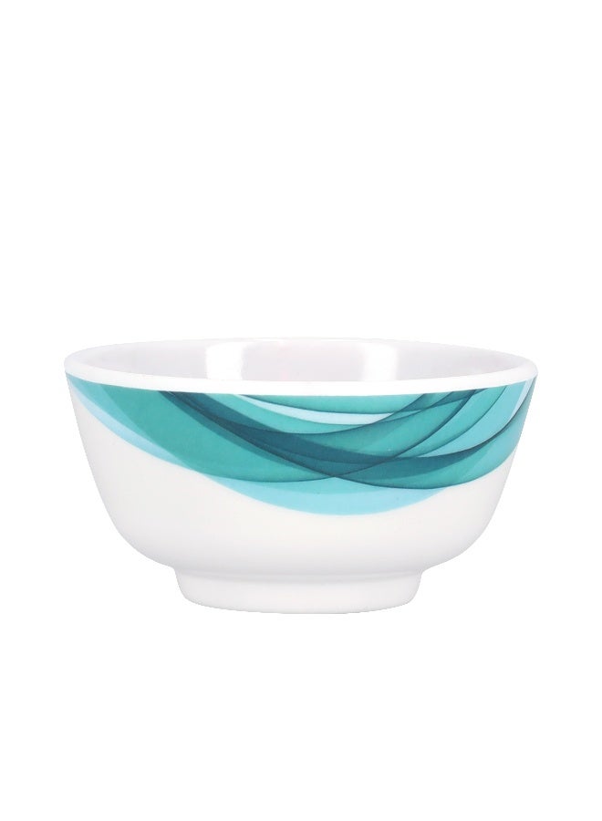 Royalford 4.5" Super Rays Round Bowl Multicolor Blue - Image 1
