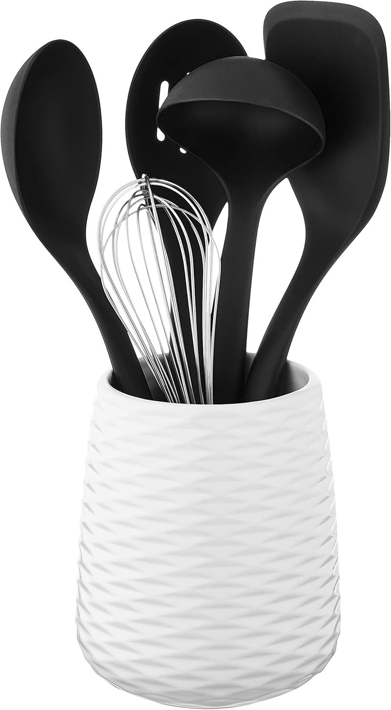 KitchenAid Tool and Gadget Set with Crock 6Piece Aqua - Image 1