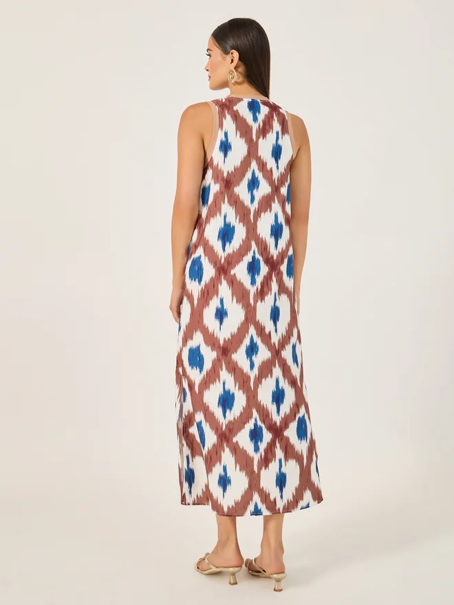 Styli Printed Sleeveless Dress