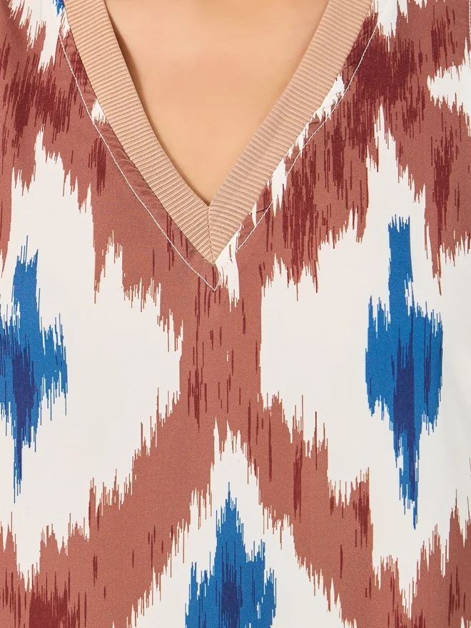 Styli Printed Sleeveless Dress