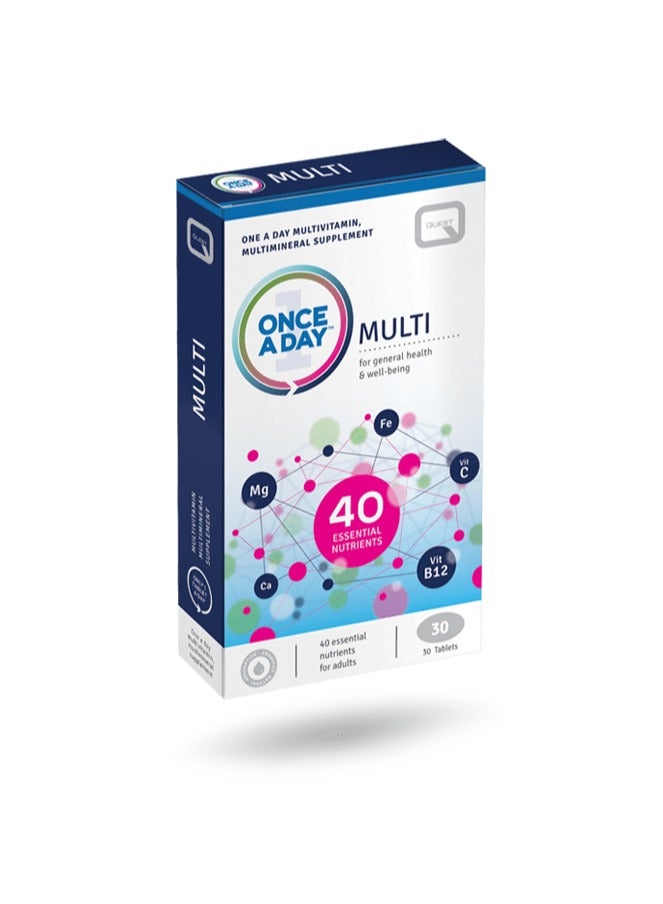 Multivitamin and Mineral Supplement Tablets 30's