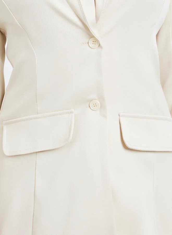 Styli Women White Long Sleeves Blazer Mini Dress