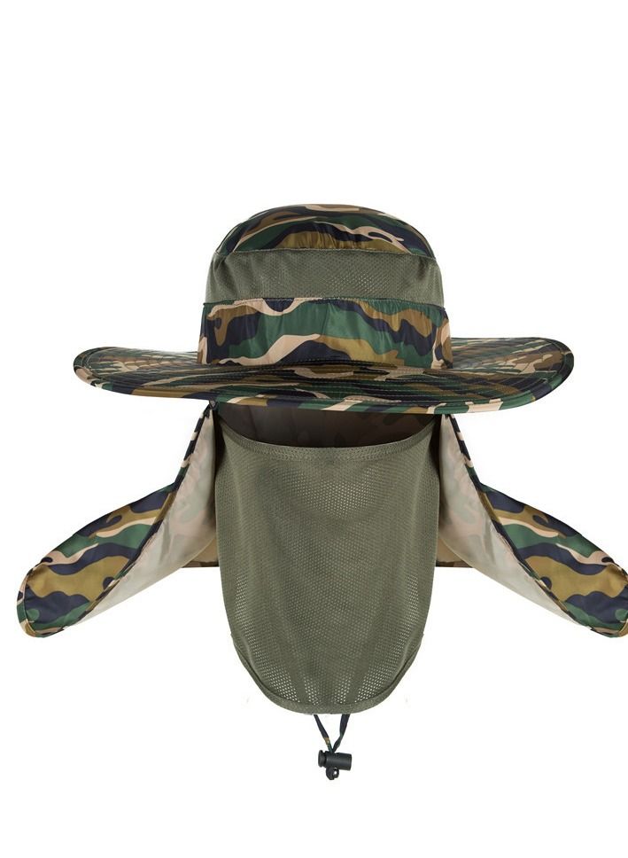 Loquat Outdoor Fishing Sun Hat With Removable Neck Cover