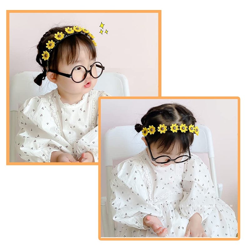 Aaiffey Hairpin, Sweet Princess Hairstyle Hairpin for Girl, Double Layer Headbands with Clips Twist Plait, 4 Pcs - Image 5