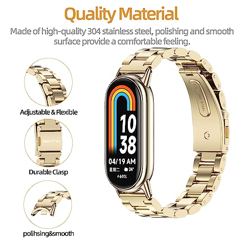MIJOBS Strap for Xiaomi Mi Band 10/9/8 Breathable Replacement Strap for Mi Fit Band 9 SmartWatch Straps Wristband Bracelet for Women Men - Image 3
