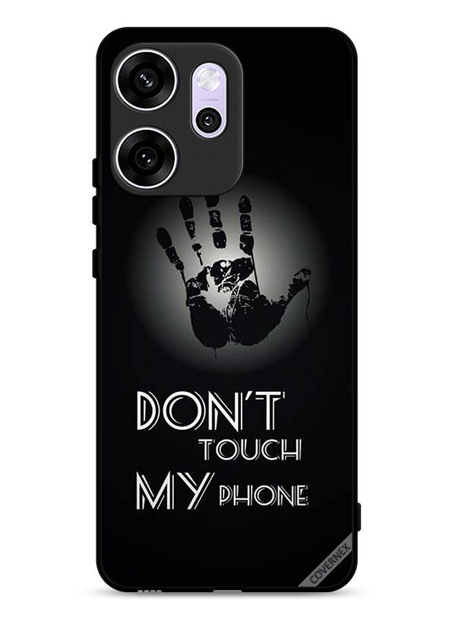 Covernex Oppo Reno14 F Protective Case Cover Don't Touch My Phone Hand - Image 1