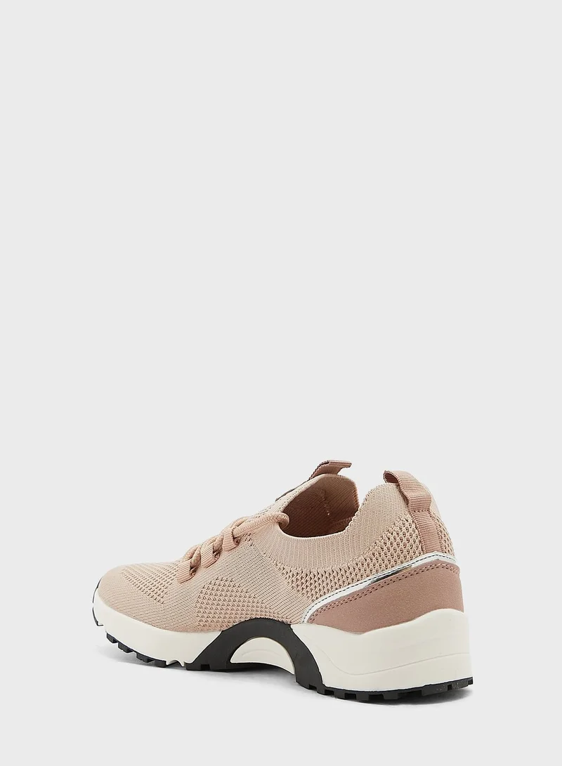 Ginger Knit Sole Detail Sneaker