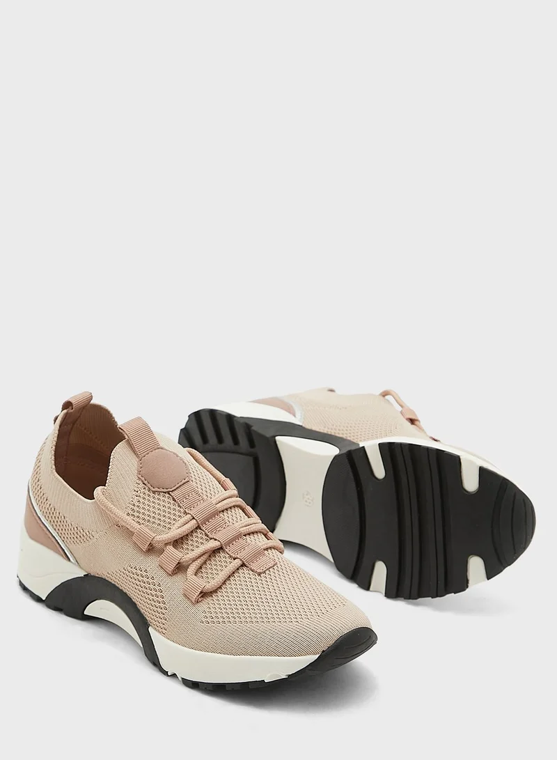 Ginger Knit Sole Detail Sneaker