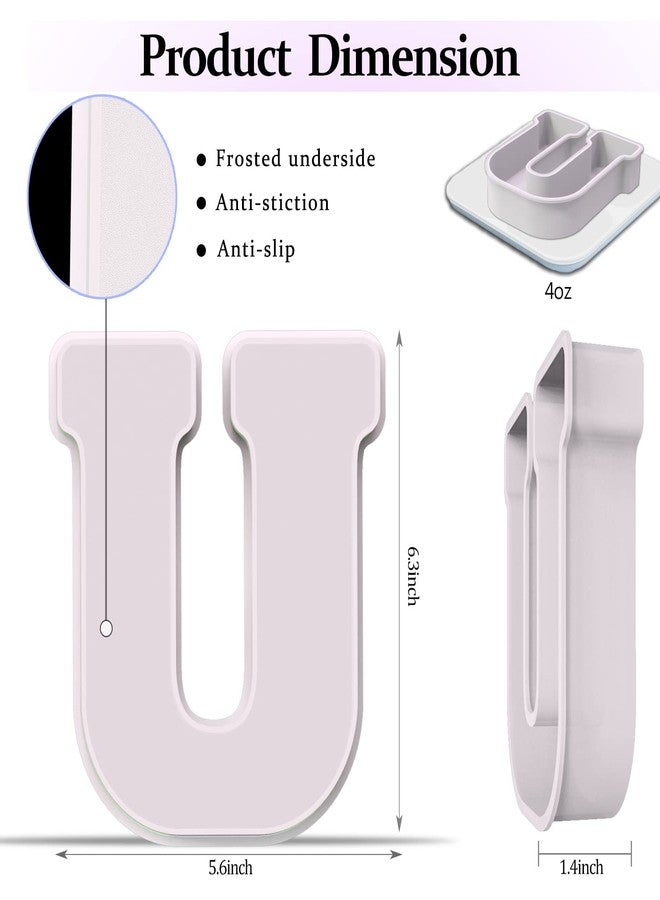 KATIBOLY Resin Mold, Large Letter U 3D Silicone Molds for Epoxy Resin Casting, Alphabet Moldes De Silicona para Resina for Art, Soap, Clay Crafts, Home Party Decorations, Jewelry, Candle Wax, DIY Cake Candy - Image 3