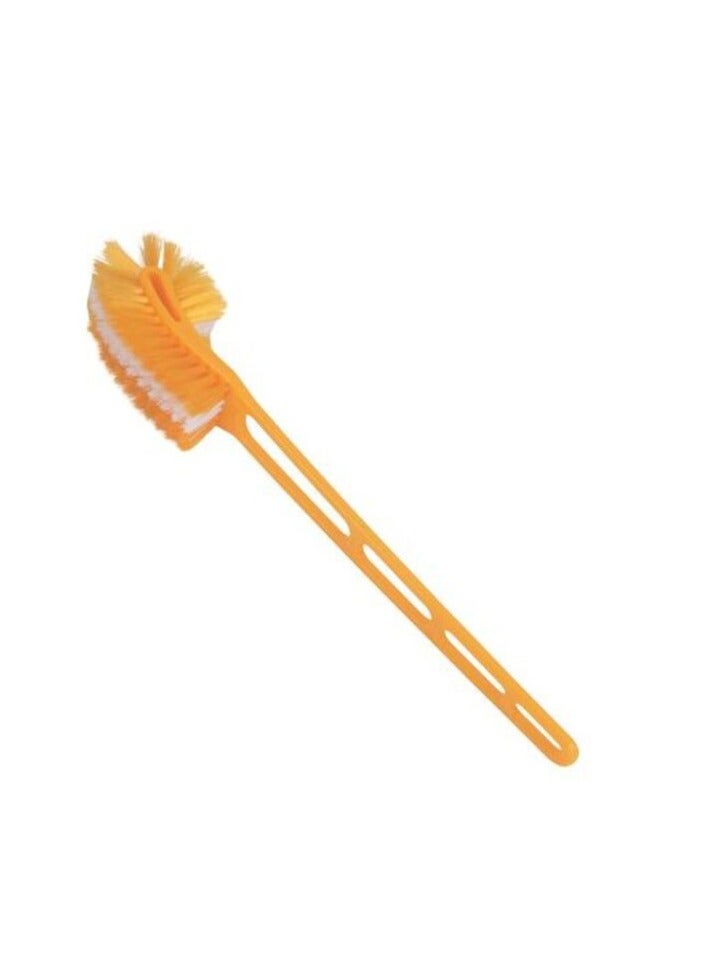 كلاسي تاتش فرشاة تنظيف المرحاض مزدوجة الجانب من كلاسي تاتش (21 بوصة - أصفر)، 1901456، CT-0145، 48.5x9x12 سم - Image 1