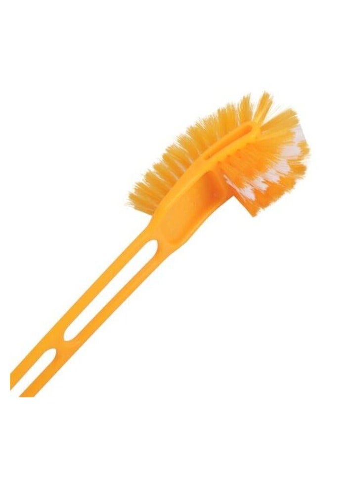 كلاسي تاتش فرشاة تنظيف المرحاض مزدوجة الجانب من كلاسي تاتش (21 بوصة - أصفر)، 1901456، CT-0145، 48.5x9x12 سم - Image 3