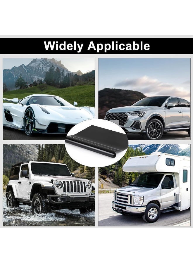 PHANTOM Nano Ceramic Car Window Tint Film 7 Seater 1 Piece  UV Protection Tint Roll 70% Front 20% Side 20% Rear Heat Control Glass Sticker Black Privacy Film Anti Glare Car Window Tint Roll Universal Fit Car Accessories - FM10082BOOO - Image 5