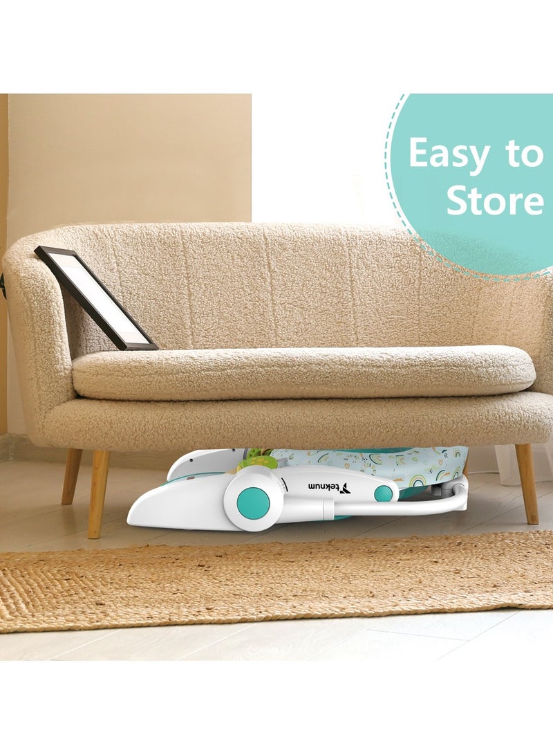 TEKNUM Baby Portable Dining Feeding Chair and Recliner Activity Chair - Green - Image 4