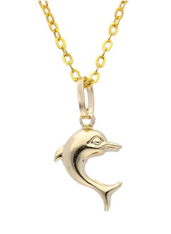 Gold Necklace (Chain with Dolphin Pendant) 18KT - FKJNKL18KU1060