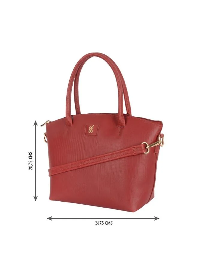 Baggit  Women Red Tote Handbag Medium Size | Ladies Stylish Casual Purse Bag for Women | Best Price UAE