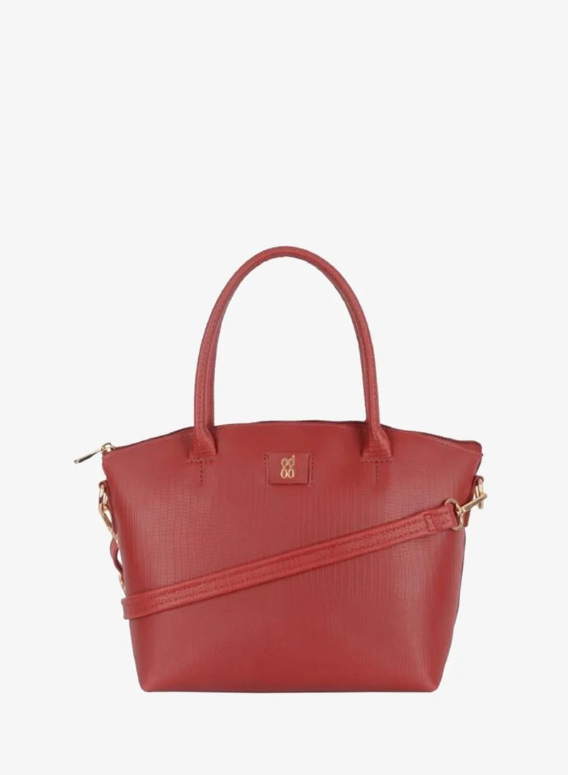 باجيت حقيبة يد نسائية حمراء متوسطة الحجم | حقيبة يد أنيقة وعملية للسيدات
