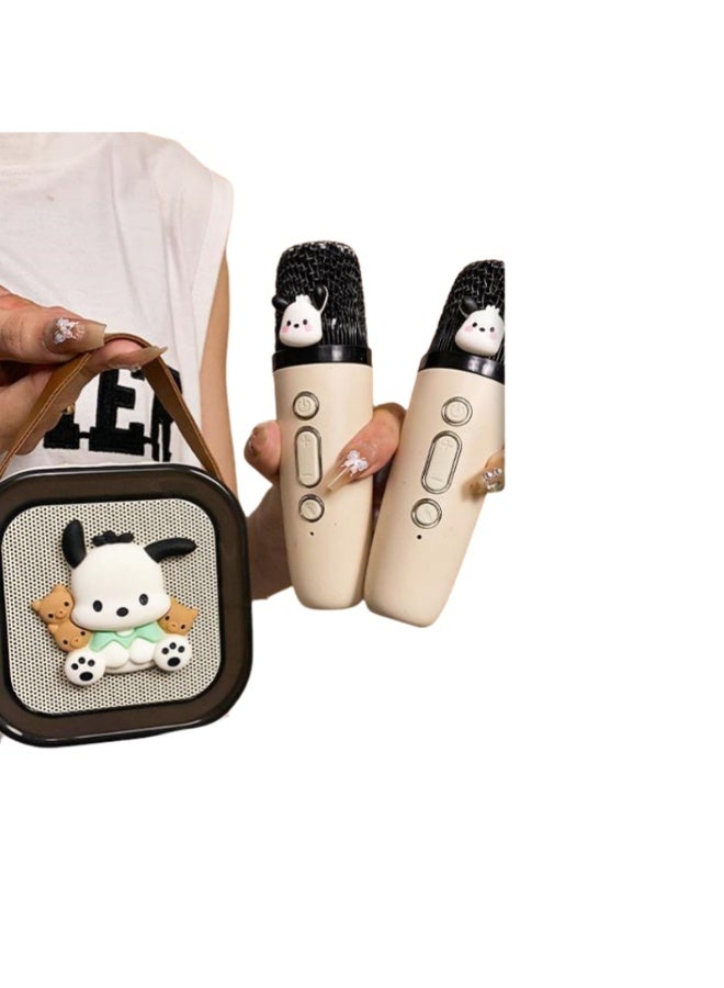 EBMINI Microphone Bluetooth Speaker With Microphone Singing Speaker All-In-One Machine