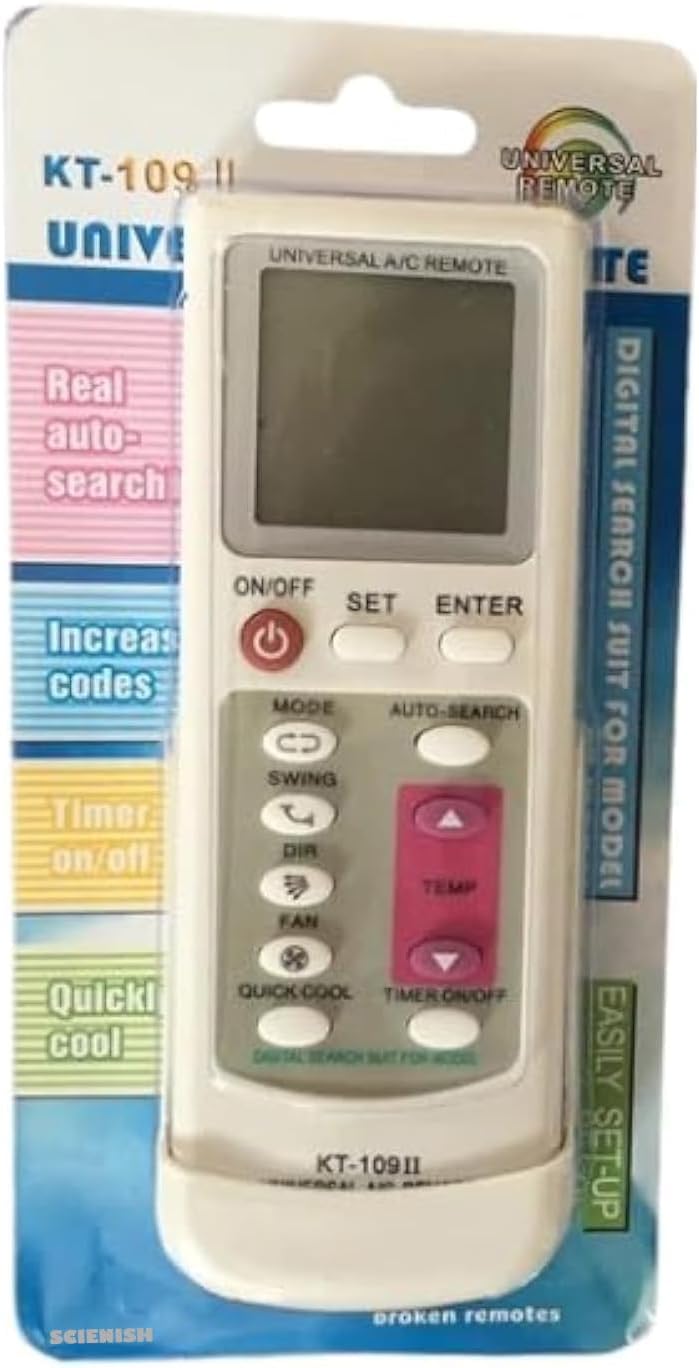 SCIENISH Remote with Base for All-air Conditioner - Image 1