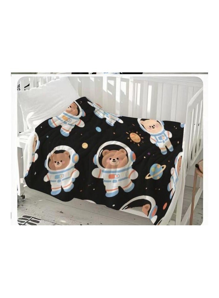 general Flannel thin blanket (warm and comfortable, suitable for sleep, gaming, dust removal and sandproof) 150cm*200cm - 741 - Image 3