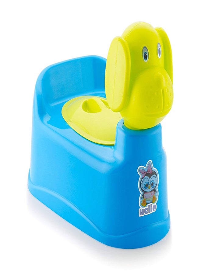 MOLTRES - GOOFY Baby Potty Training Toilet Seat with Removable Tray, Lid For Boy And Girl Kids (Age 6 Mths to 3 Year) Size 39x26x30 Potty Seat/Potty Box (Blue) - Image 2