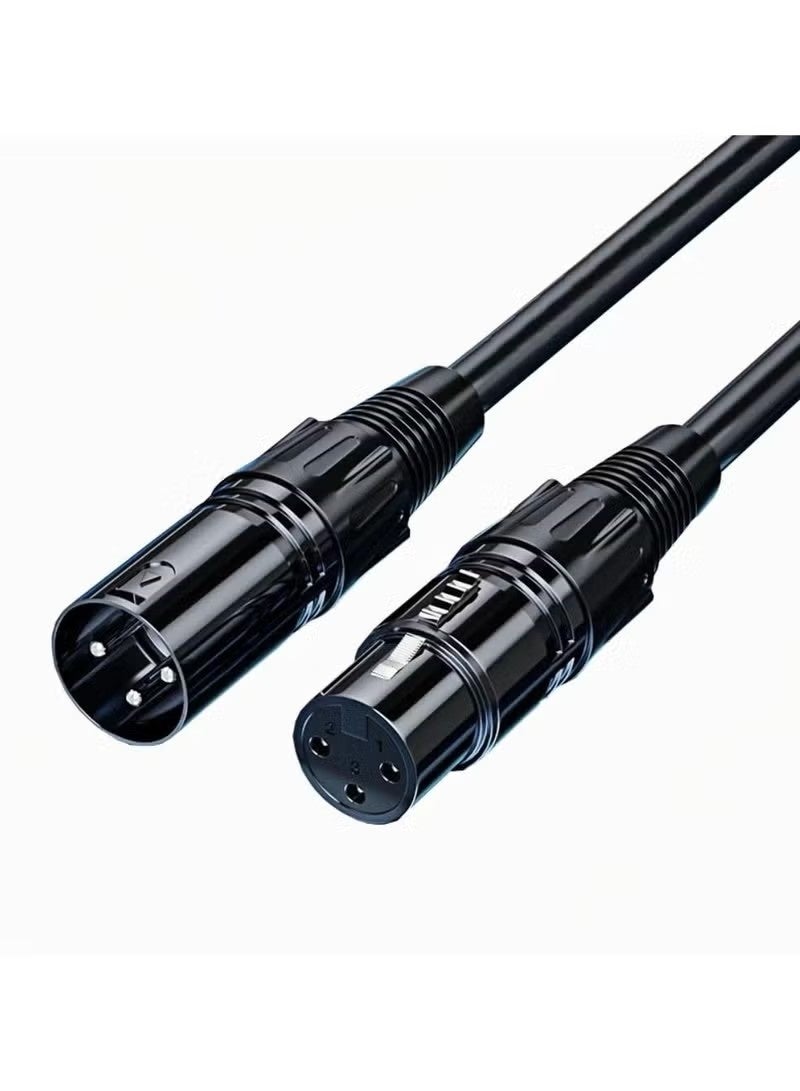 XLR Cables, Microphone Cables (10 ft 4N OFC WIRE) XLR Male to XLR Female Balanced 3 PIN Mic Cables. Compatible with Preamps Speaker Systems and More, 6MM PVC Jacket, XLR Cable - Image 1
