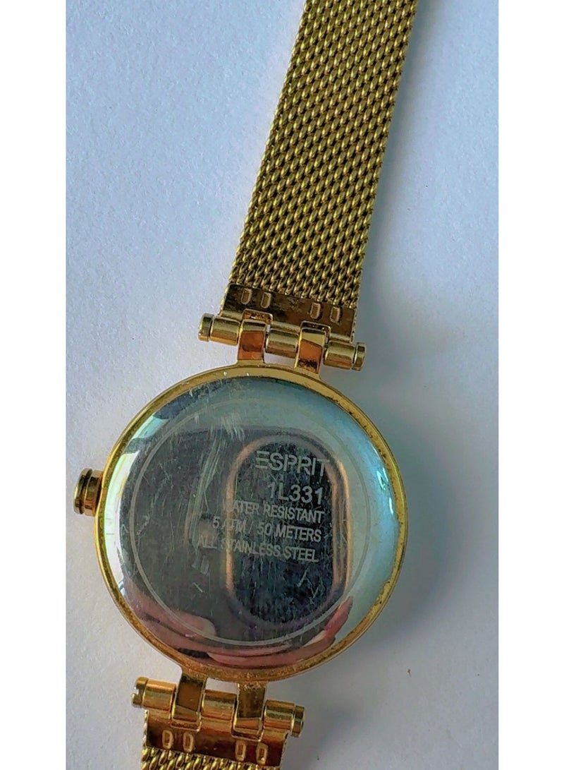 ESPRIT Luxury Esprit 1L331 Women's Watch - Gorgeous Emerald Green Dial with Gold Mesh Band - Pre-Owned (Looks Absolutely Brand New & Mint Condition) - Image 4