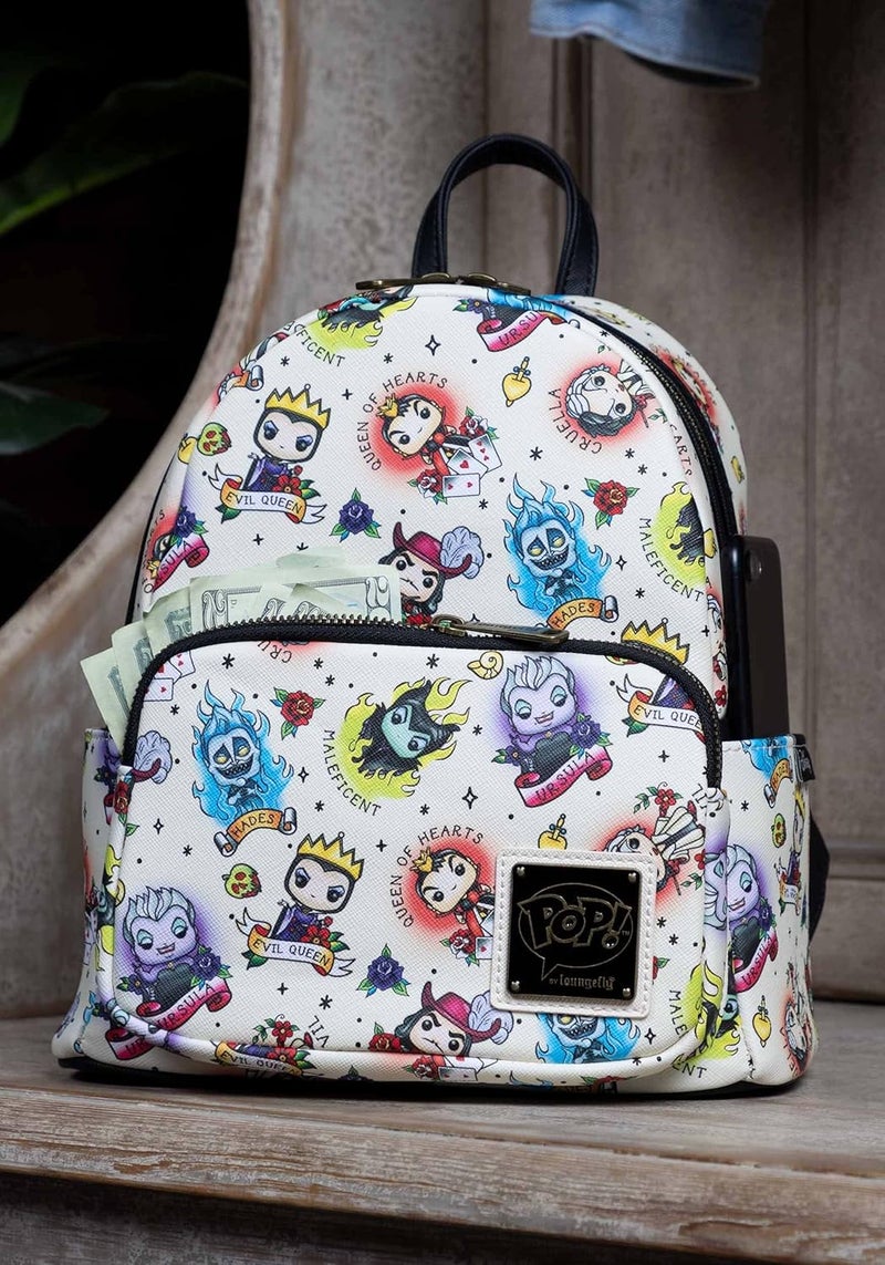 Loungefly Funko Pop Disney Villains Tattoo Mini Backpack - Image 2